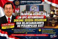 LIN DPC Kotamobagu Dukung UU Perampasan Aset Segera Disahkan dan Diterapkan.