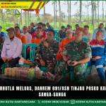 Cegah Karhutla Meluas, Danrem 091/ASN Tinjau Posko Karhutla di Sanga-Sanga