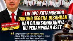 LIN DPC Kotamobagu Dukung UU Perampasan Aset Segera Disahkan dan Diterapkan.