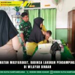 Dukung Kesehatan Masyarakat, Babinsa Lakukan Pendampingan Posyandu Di Wilayah Binaan
