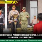 Tingkatkan Sinergitas dan Perkuat Keamanan Wilayah, Dandim 0906/Kkr Hadiri Apel Sabuk Kamtibmas