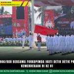 Dandim 0906/Kkr Bersama Forkopimda Ikuti Detik Detik Proklamasi Kemerdekaan RI Ke 81