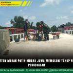 Jembatan Beton Merah Putih Muara Jawa Memasuki Tahap Finishing dan Pengecatan