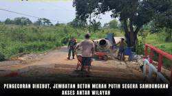 Pengecoran Dikebut, Jembatan Beton Merah Putih Segera Sambungkan Akses Antar wilayah