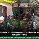 Peduli Lingkungan dan Cegah Kebakaran, Babinsa Ajak Warga Tidak Membakar Sampah