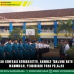 Wujudkan Generasi Berkarakter, Babinsa Tanjung Batu Berikan Manunggal Pendidikan Pada Pelajar