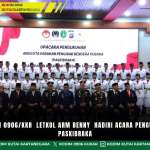 Dandim 0906/Kkr Letkol Arm Benny Hadiri Acara Pengukuhan Paskibraka