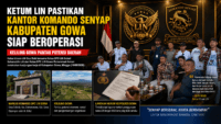 Ketum LIN Pastikan Kantor Komando Senyap Gowa Siap Beroperasi, Keliling Pantau Potensi Daerah