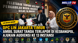 DPC LIN Jakarta Timur Ambil Surat Tanda Terlapor di Kesbangpol, Ajukan Audiensi ke 13 Instansi