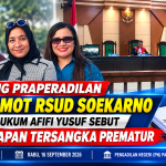 Sidang Praperadilan Kasus MOT RSUD Soekarno: Kuasa Hukum Afifi Yusuf Sebut Penetapan Tersangka Prematur