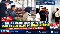 DPC PJS Dan PWI Bangka Barat Dampingin Kakanwil Tinjau Klinik Berkapitasi BPJS dan Panen Telur di Rutan Muntok