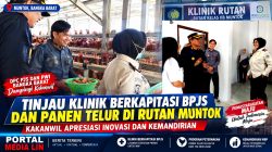DPC PJS Dan PWI Bangka Barat Dampingin Kakanwil Tinjau Klinik Berkapitasi BPJS dan Panen Telur di Rutan Muntok