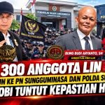 300 Anggota LIN Turun ke PN Sungguminasa dan Polda Sulsel, Gus Robi Tuntut Kepastian Hukum
