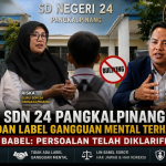 Kepsek SDN 24 Pangkalpinang Bantah Bullying dan Label Gangguan Mental terhadap Siswa, LIN Babel: Persoalan Telah Diklarifikasi