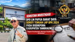 DPD LIN Papua Barat Daya Soroti Temuan LHP BPK 2024 pada Disdikpora Tambrauw