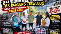 5 TAHUN RAKYAT MENUNGGU, JANJI PELEBARAN SUNGAI TIKALA–SARIO TAK KUNJUNG TERWUJUD! WARGA: JANGAN PERMAINKAN NASIB KAMI!