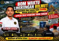 BOM WAKTU LINGKUNGAN BOLMUT! RENDAMAN EMAS DIDUGA PAKAI SIANIDA MASIH BEROPERASI, KAPOLDA SULUT DITANTANG TURUN TANGAN
