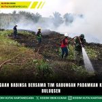 Kesiap Siagaan Babinsa Bersama Tim Gabungan Padamkan Karhutla Di Buluqsen