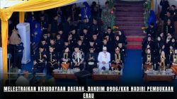 Melestraikan Kebudayaan Daerah, Dandim 0906/Kkr Hadiri Pembukaan Erau