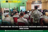 Penyuluhan Dari Tim Alpha Sosialisasikan Pencegahan Karhutla Kepada Warga Batuah