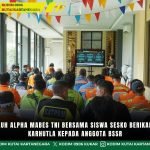 Tim Penyuluh Alpha Mabes TNI Bersama Siswa Sesko Berikan Wawasan Karhutla kepada Anggota BSSR