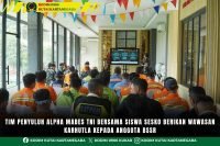 Tim Penyuluh Alpha Mabes TNI Bersama Siswa Sesko Berikan Wawasan Karhutla kepada Anggota BSSR