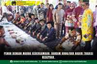 Penuh Dengan Makna Kebersamaan, Dandim 0906/Kkr Hadiri Tradisi Beseprah