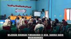 Wujudkan Dukungan Pembangunan di Desa, Babinsa Hadiri Musrenbangdes