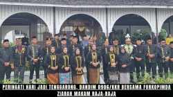 Peringati Hari Jadi Tenggarong, Dandim 0906/Kkr Bersama Forkopimda Ziarah Makam Raja-Raja
