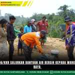 Kodim 0906/Kkr Salurkan Bantuan Air Bersih kepada Warga Bendang Raya