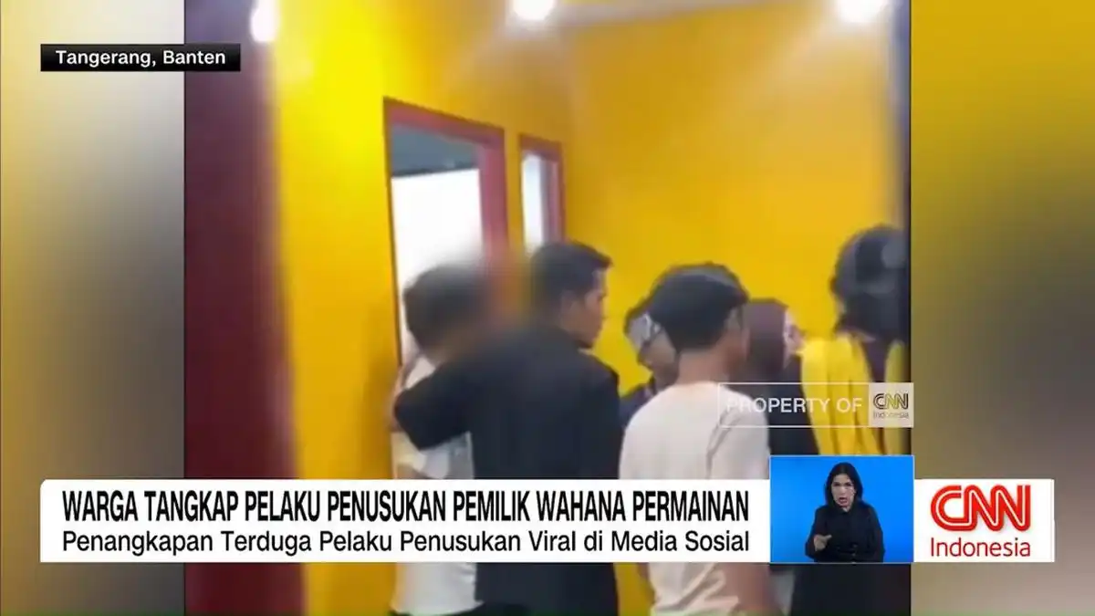 Warga Amankan Terduga Pelaku Penusukan Pemilik Wahana di Poris