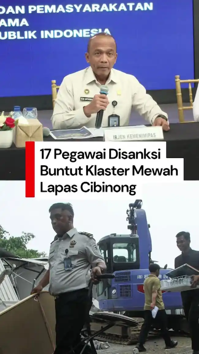 Investigasi Lapas Cibinong Berujung Sanksi bagi 17 Pegawai