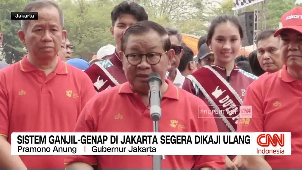 Pramono Anung Siapkan Kajian Penerapan Ganjil-Genap di Sejumlah Ruas Jakarta