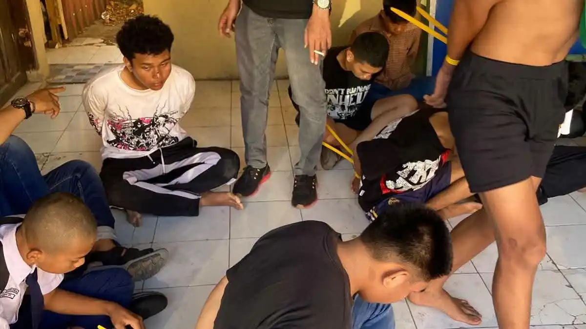 Polisi Amankan 20 Pelajar dalam Kasus Penyerangan Geng Motor di Makassar