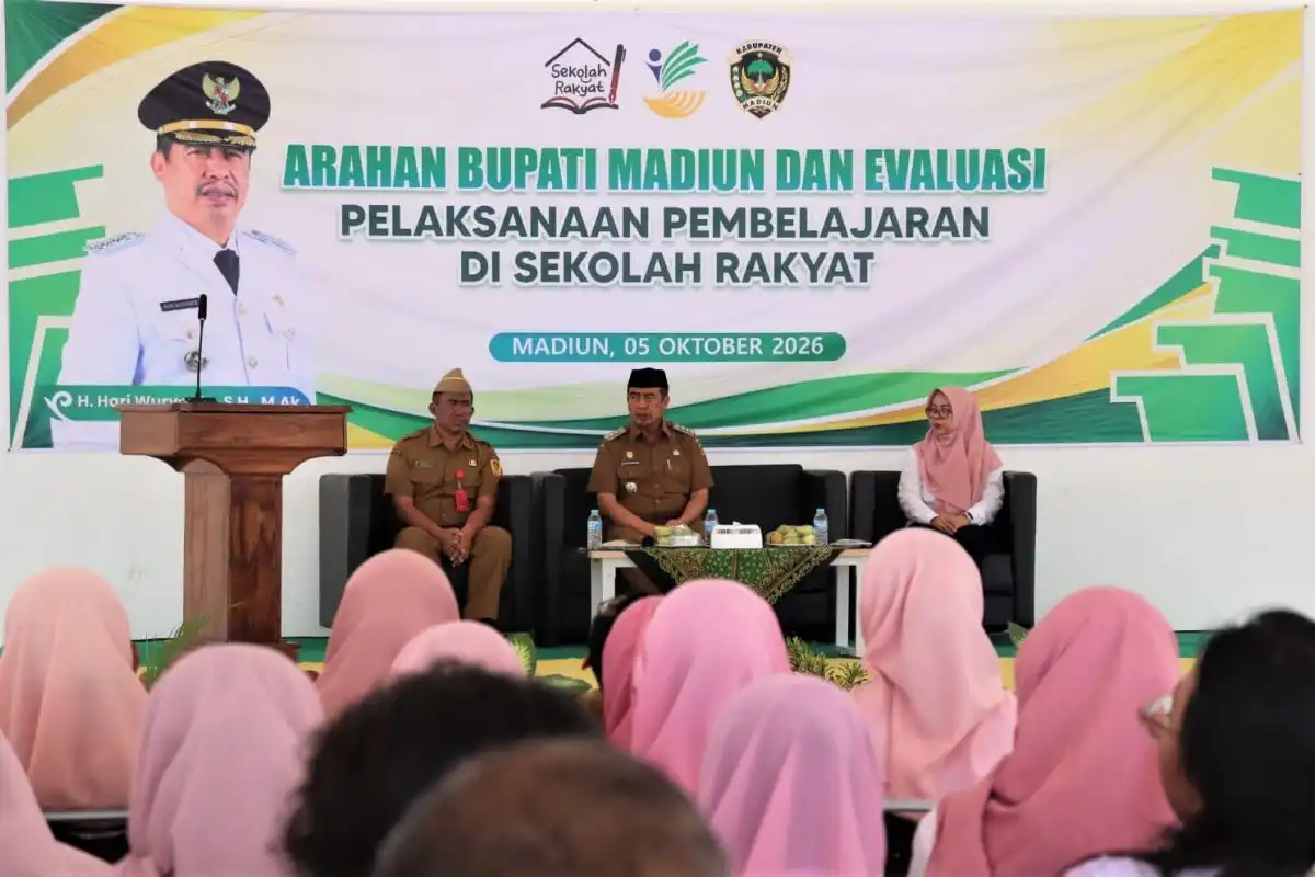 Pemkab Madiun Perkuat Evaluasi Sekolah Rakyat untuk Mendukung Proses Belajar Siswa