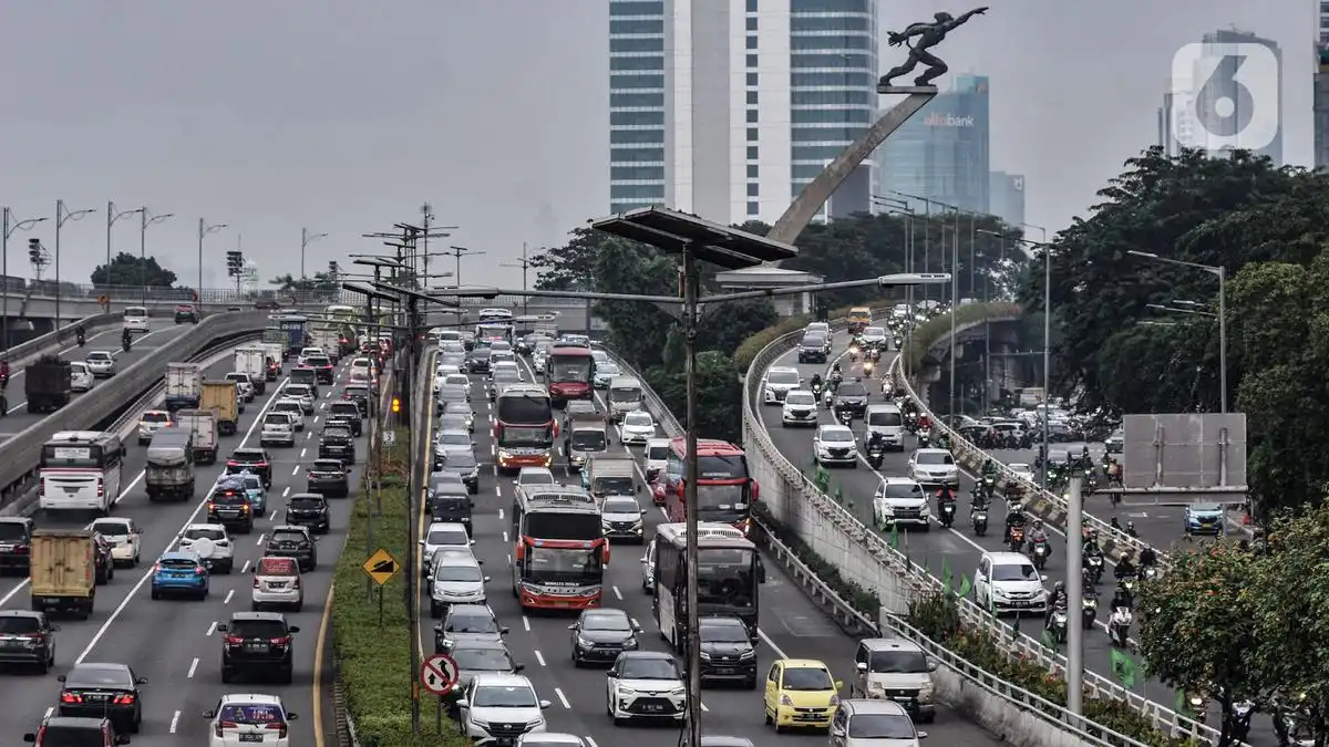 Peta Kepadatan Tol Jakarta dan Sekitarnya pada Selasa Pagi