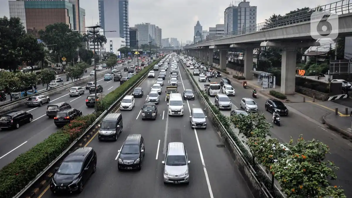 Peta Kepadatan Sejumlah Ruas Tol Jakarta pada Selasa Pagi