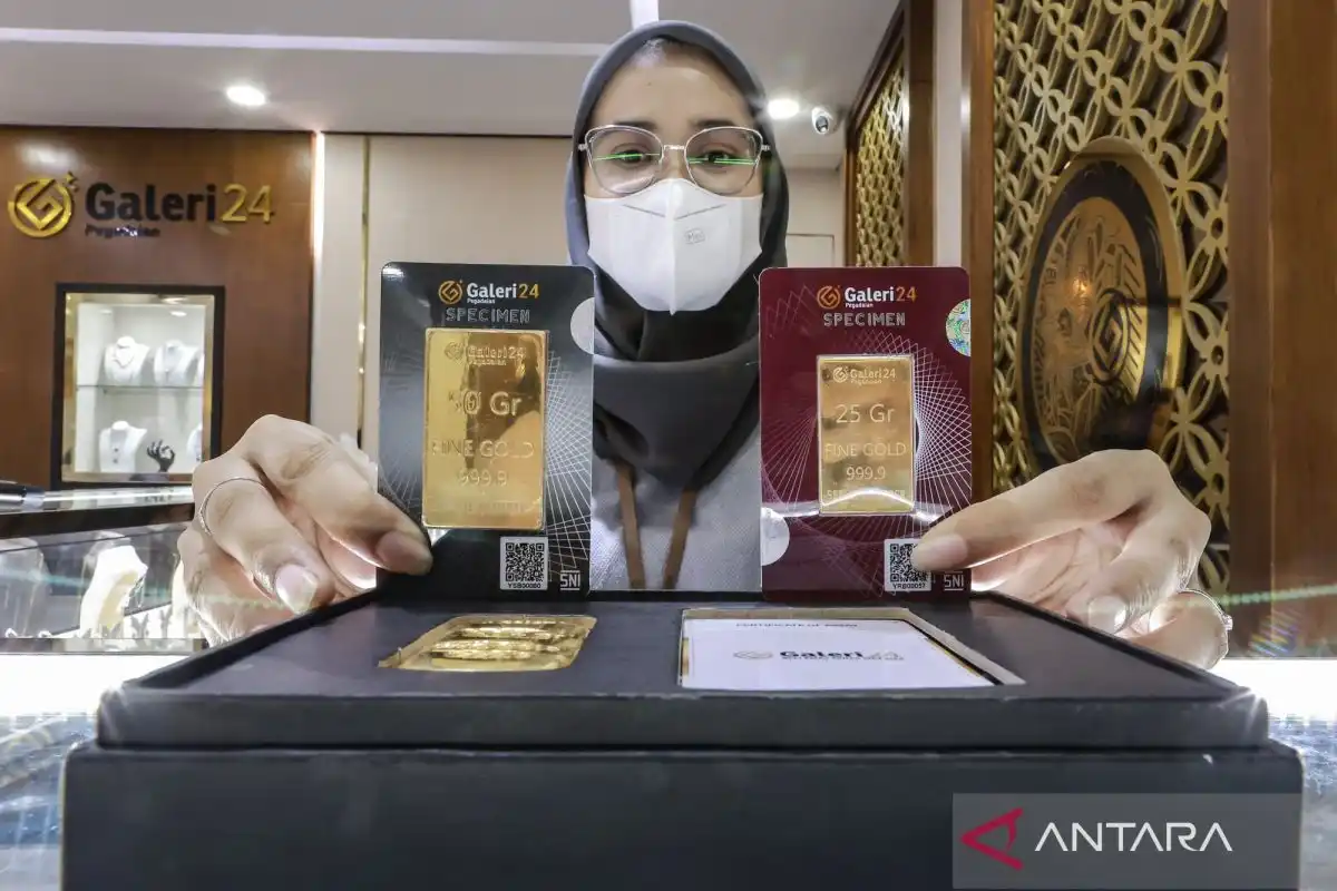Rincian Harga Emas Galeri24, Antam, dan UBS di Pegadaian pada Selasa