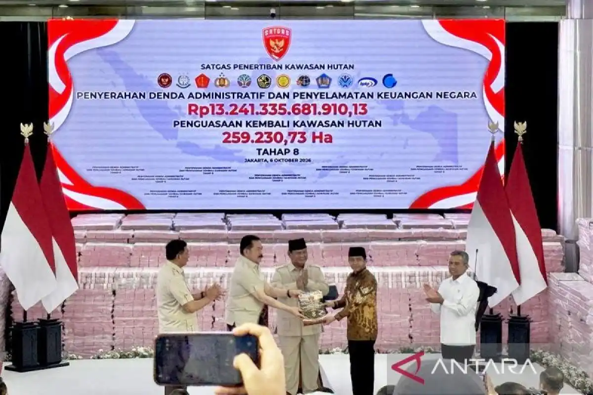 Satgas PKH Kembalikan 259.230 Hektare Lahan dan Rp13,24 Triliun kepada Negara
