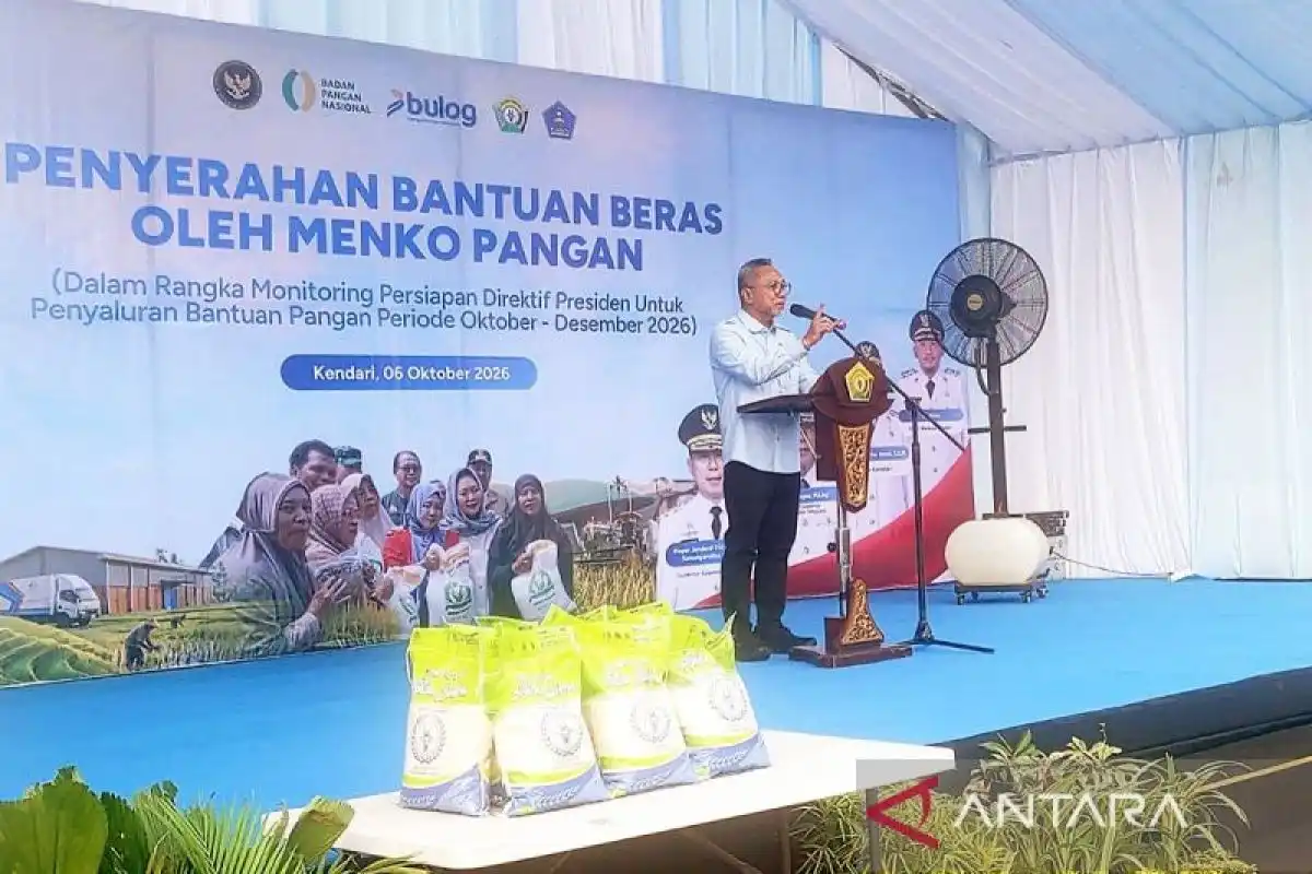 Pemerintah Siapkan Bantuan 1 Juta Ton Beras untuk 33,2 Juta Penerima
