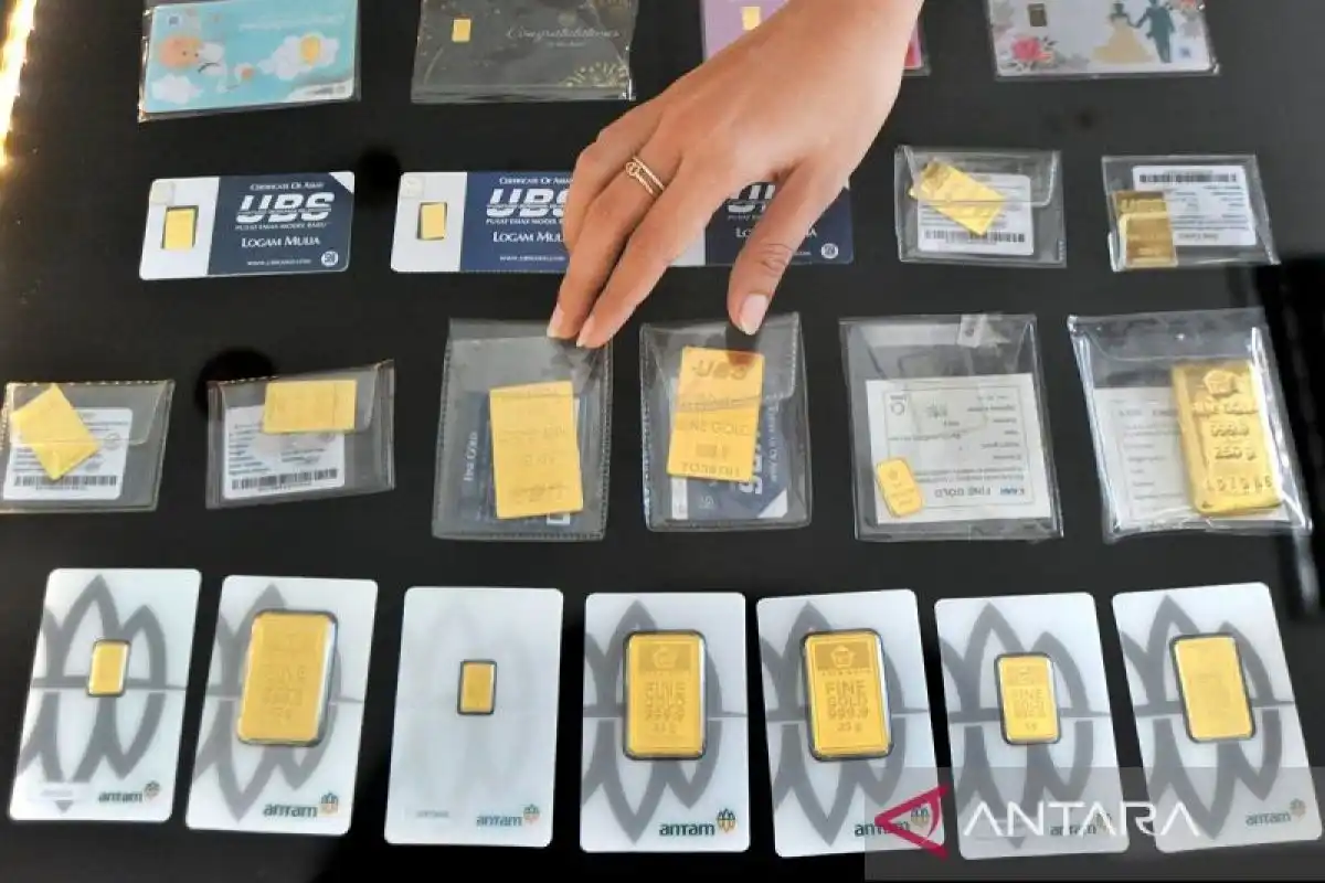 Harga Emas Galeri24, Antam, dan UBS di Pegadaian pada Rabu