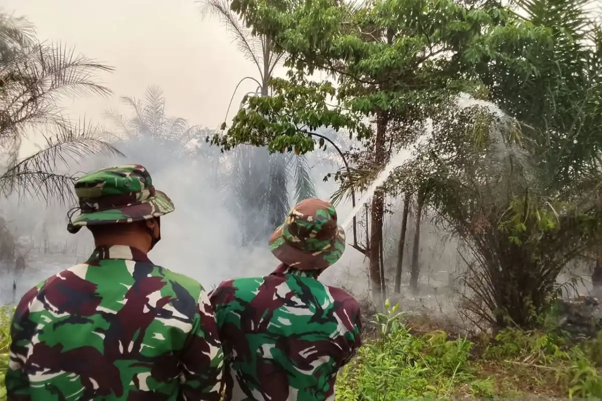 Respons Lanud Sri Mulyono Herlambang terhadap Karhutla di Talang Jambe