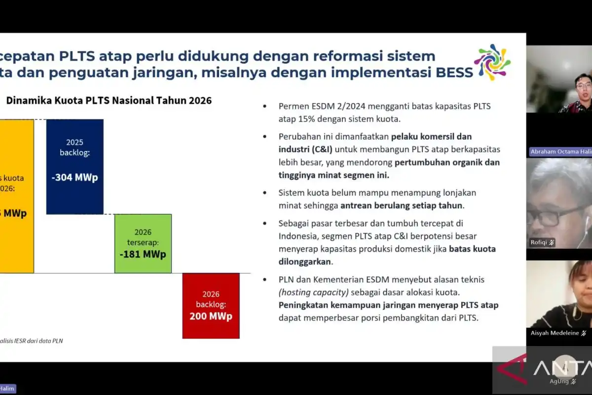 Bali Perlu Mempercepat Surya Atap untuk Mengejar Net Zero 2045