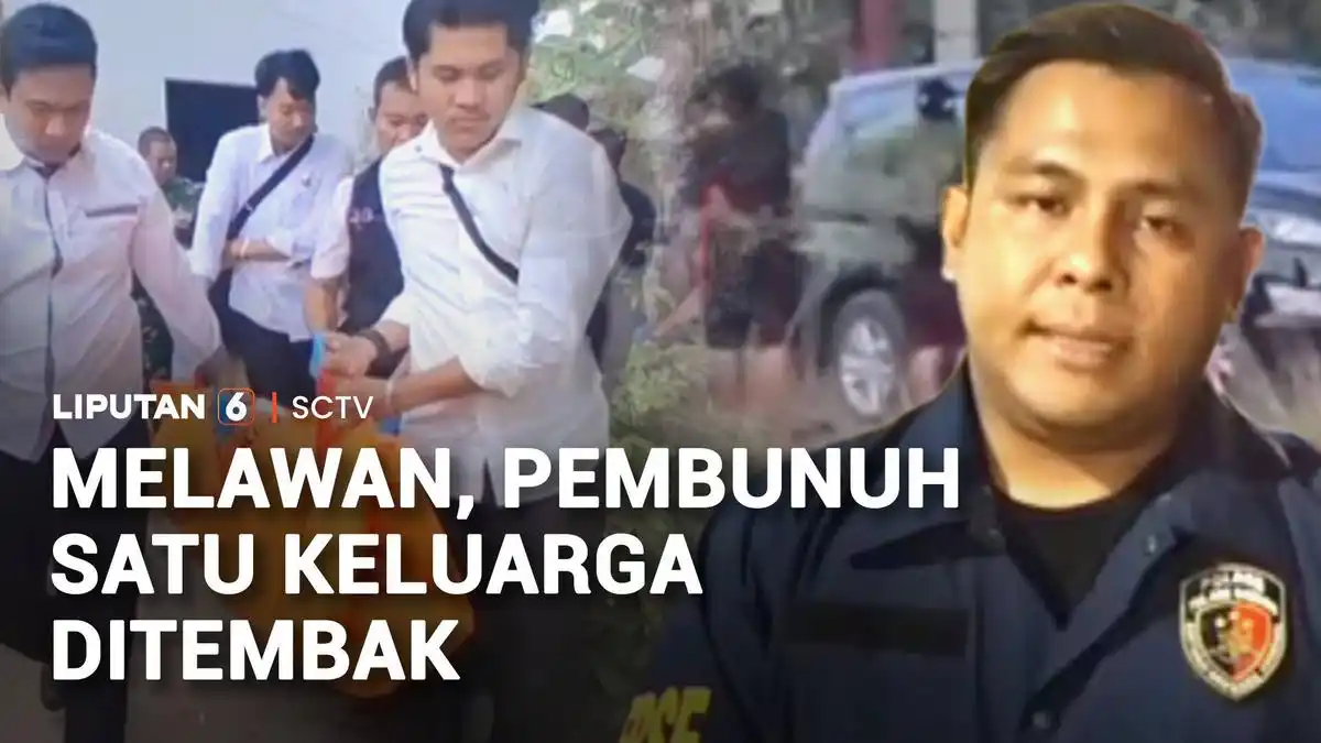 Penangkapan Berujung Maut, Pelaku Pembunuhan Satu Keluarga di Tulang Bawang Ditembak Polisi