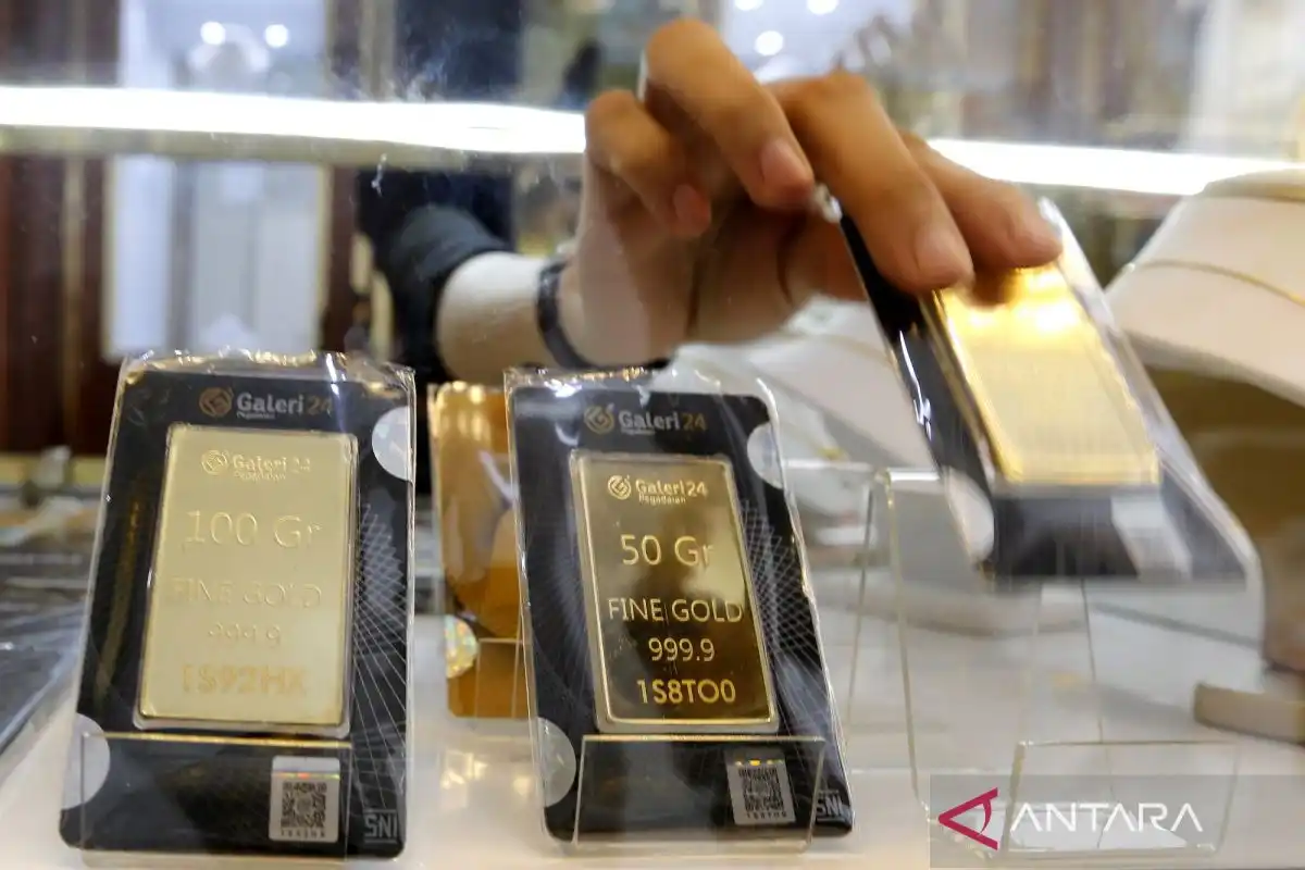 Harga Emas Pegadaian Kamis: Galeri24 Rp2,505 Juta, Antam Rp2,604 Juta per Gram