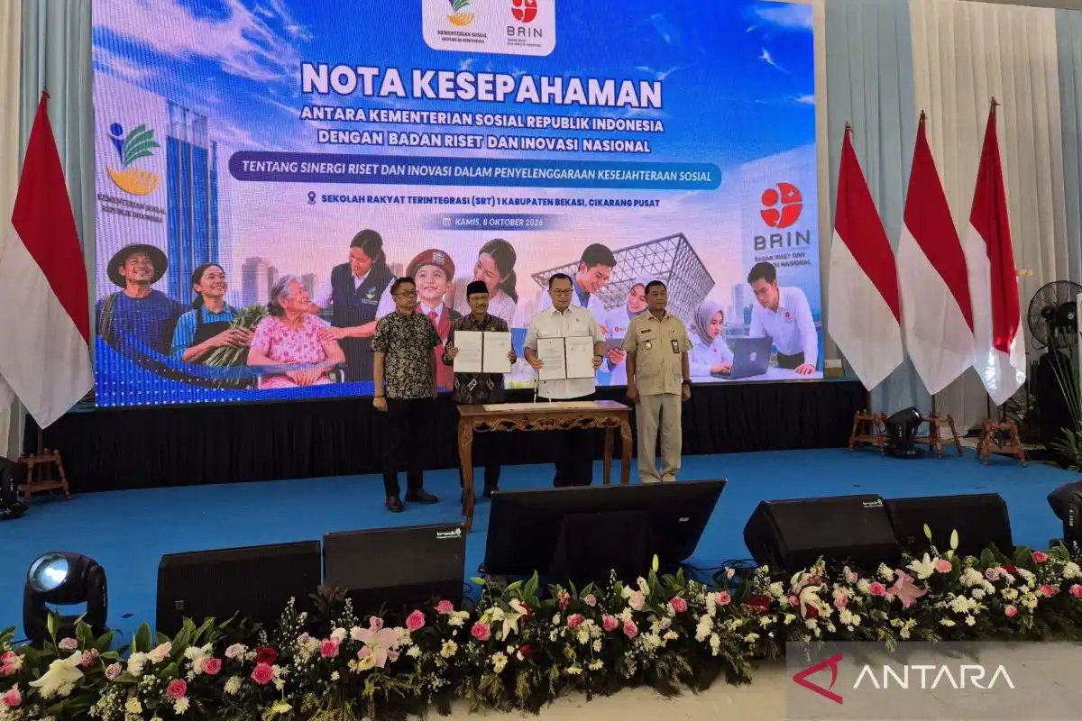 Kemensos dan BRIN Perkuat Tata Kelola Sekolah Rakyat dengan Riset serta Inovasi Dalam Negeri