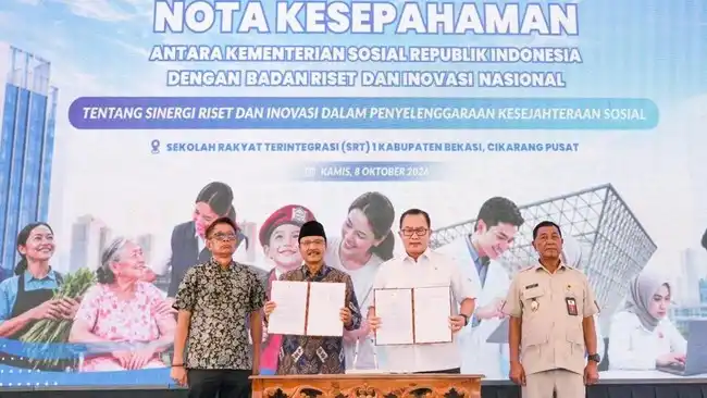 Kemensos dan BRIN Perkuat Sekolah Rakyat lewat Riset dan Inovasi