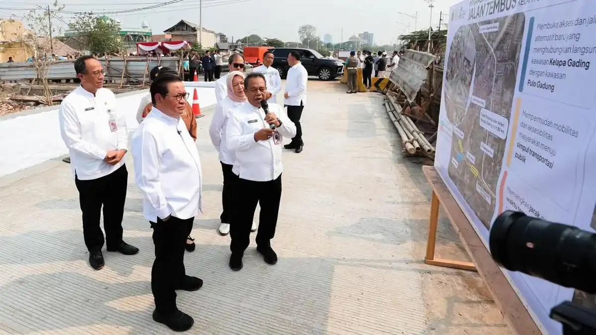 Jalur Penghubung Kelapa Gading–Pulo Gadung Ditargetkan Selesai pada 2027