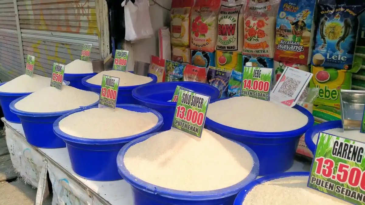 Harga Beras Naik di Awal Oktober 2026, Termurah Menjadi Rp15.550 per Kilogram