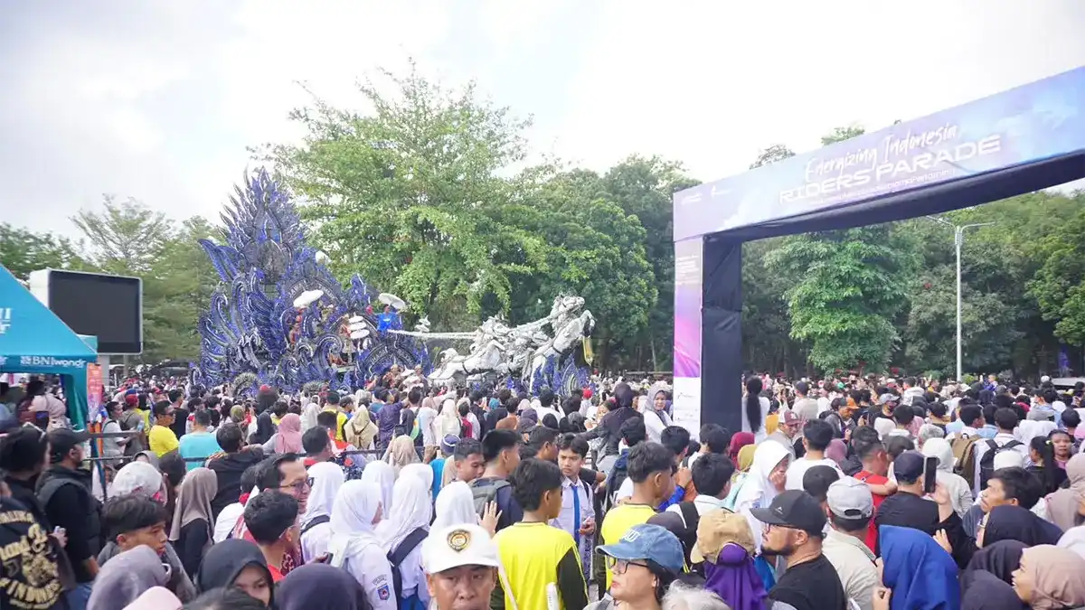 Angin Ribut Pasongsongan Tampil Memukau di Parade Riders MotoGP Mandalika 2026